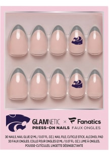K-State Wildcats Glamnetic Press On Nails Cosmetics