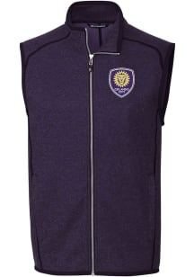 Cutter and Buck Orlando City SC Mens Purple Mainsail Sleeveless Jacket