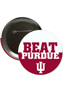 Indiana Hoosiers BEAT Purdue 3in Button - Crimson