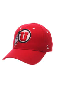 Zephyr Utah Utes Competitor Adjustable Hat - Red
