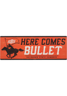 Oklahoma State Cowboys Traditons Wood Sign - Orange