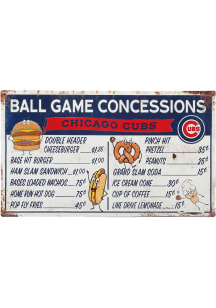 Chicago Cubs Concession Sign - Blue