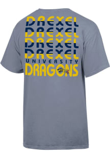 Drexel Dragons Grey Comfortwash Short Sleeve T Shirt