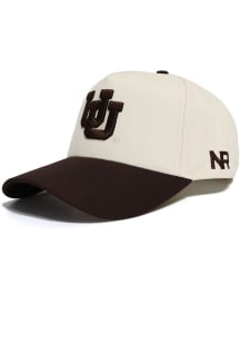 No Rivals Utah Utes Espresso Adjustable Hat - Natural