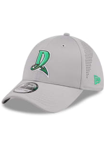 New Era Dayton Dragons Mens Grey Mid Perf 39THIRTY Flex Hat
