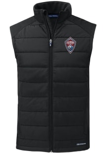 Cutter and Buck Colorado Rapids Mens Black Evoke Sleeveless Jacket