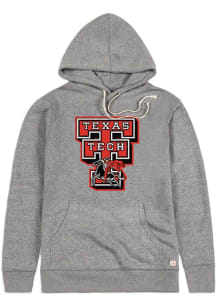 Homefield Texas Tech Red Raiders Mens Grey Vintage Masked Double Rider Fashion Hood