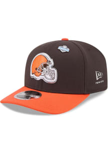 New Era Cleveland Browns 2026 NFL Draft Stretch Snap 9SEVENTY Adjustable Hat - Brown