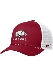Nike Arkansas Razorbacks Rise Rope Trucker Adjustable Hat - Cardinal