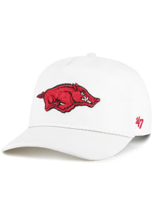 47 Arkansas Razorbacks Rope Hitch Adjustable Hat - White