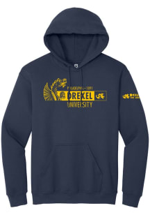 Summit Sportswear Drexel Dragons Mens Navy Blue Admitted Students Day 2024 Long Sleeve Hoodie