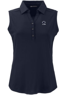 Cutter and Buck Penn State Nittany Lions Womens Navy Blue Alumni Forge Eco Polo Shirt