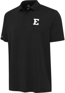Antigua Eastern Michigan Eagles Mens Black Reprocess Recycled Short Sleeve Polo