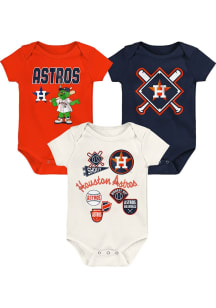 Orbit  Houston Astros Baby Navy Blue Home Plate One Piece