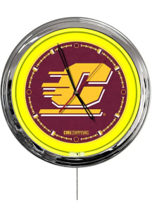 Central Michigan Chippewas Multi Color LED Wall Clock