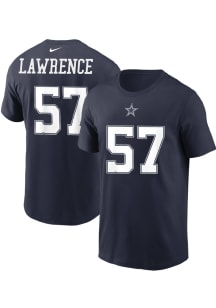 Malachi Lawrence Dallas Cowboys Navy Blue Home Short Sleeve Player T Shirt