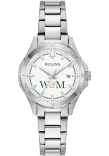 Bulova William & Mary Tribe Sport Stainless Steel Womens Watch