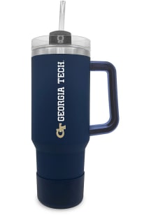 GA Tech Yellow Jackets 40 oz Stainless Steel Tumbler - Grey