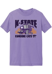 Summit Sportswear K-State Wildcats Toddler Lavender Combine Cats Short Sleeve T-Shirt