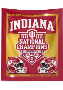 Indiana Hoosiers 2025 CFP National Champions 34x40 Tapestry Blanket