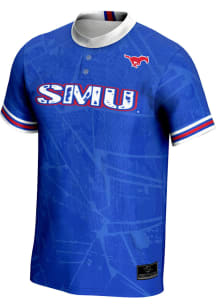 ProSphere SMU Mustangs Mens Blue Vigor Baseball Jersey