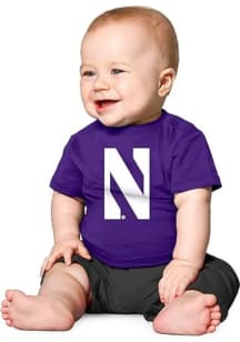 Little King Northwestern Wildcats Infant Primary Logo Short Sleeve T-Shirt Purple