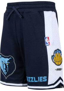 Pro Standard Memphis Grizzlies Youth Navy Blue Classic Chenille Shorts