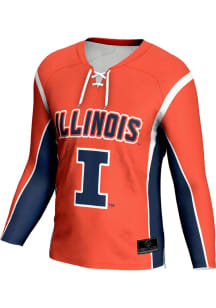 ProSphere Illinois Fighting Illini Youth Orange Rival Hockey Jersey