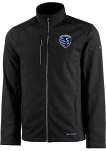 Cutter and Buck Sporting Kansas City Mens Black Evoke Light Weight Jacket
