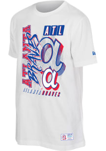 New Era Atlanta Braves White City Connect Short Sleeve T Shirt