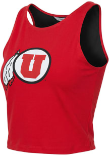 Utah Utes Womens Red First Down Tank Top