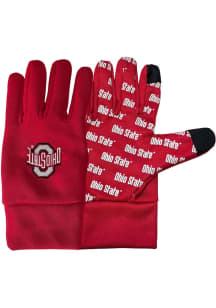 Forever Collectibles Ohio State Buckeyes Wordmark Gripper Mens Gloves