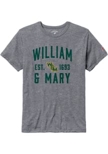 William & Mary Tribe Grey Primary Logo Short Sleeve Fashion T Shirt