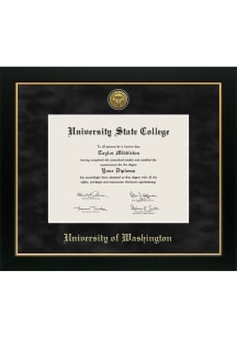 Washington Huskies Medallion Manchester Diploma Frame - Black