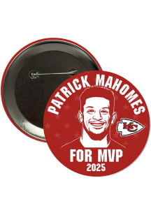 Kansas City Chiefs 3" For MVP Button - Red