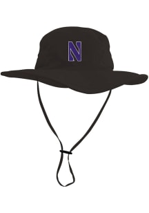 LogoFit Northwestern Wildcats Black Boonie Mens Bucket Hat
