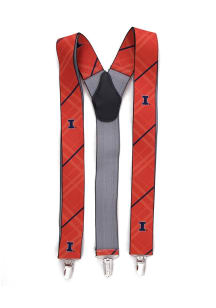 Illinois Fighting Illini Suspenders Mens Tie