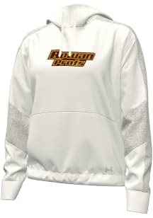 Under Armour Rowan University Womens Ivory Icon Rival Hooded Sweatshirt