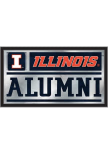 Illinois Fighting Illini Alumni Hanging Back Bar Mirror