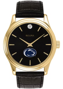 Bulova Penn State Nittany Lions Leather Mens Watch