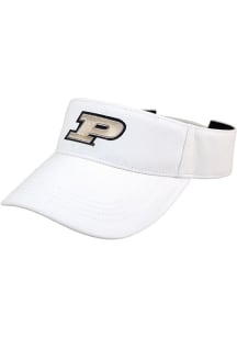 LogoFit Purdue Boilermakers Mens White Slice Adjustable Visor