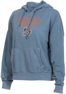 Colosseum Kansas City Mavericks Womens Light Blue Seraphina Hooded Sweatshirt