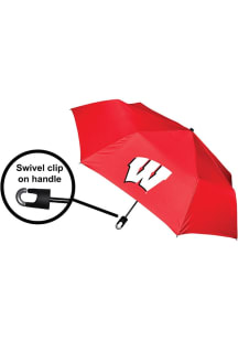Wisconsin Badgers Storm Clip Mini Umbrella