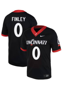 Jacob Finley  Nike Cincinnati Bearcats Black NIL Name And Number Football Jersey
