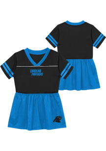 carolina panthers jersey dress Girls CAROLINABLUE Captain Cheer Set Nfl