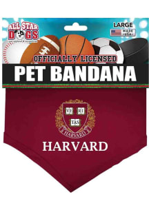 Harvard Crimson Embroidered Pet Bandana