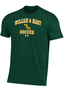 Under Armour William & Mary Tribe Green Soccer Performance Short Sleeve T Shirt