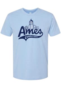 Summit Sportswear Ames Light Blue Campus Town Short Sleeve Fashion T Shirt