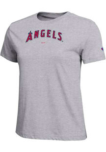 Champion Los Angeles Angels Womens Grey Core Short Sleeve T-Shirt
