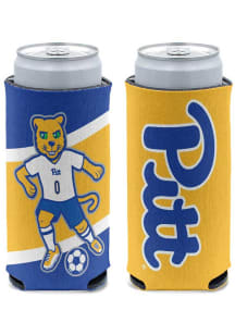 Pitt Panthers 12oz Roc Collection Soccer Mascot Slim Coolie